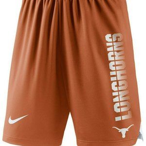 New Texas Longhorns Sideline Football Nike Dri-Fit Knit Shorts Men's Large L NWT